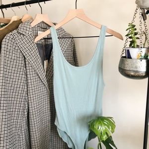 Out From Under Ribbed Scoop Back Bodysuit from UO